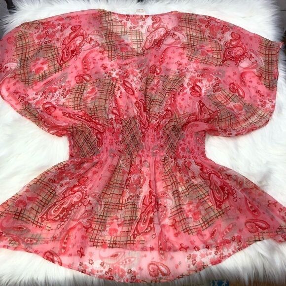 El Corte Ingles XL embroidered sequin Coverup - Picture 3 of 10